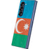 Azerbaijan Flag Distressed Galaxy Z Fold6 Skin